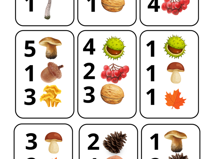 GRA MATEMATYCZNA - Idziemy do lasu