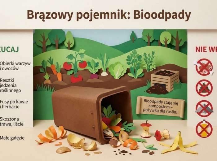 Recykling – segregacja odpadów i drugie życie śmieci (gazetka szkolna / prezentacja)