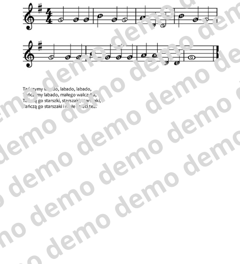 Tańczymy labado nuty literowe