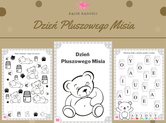 Dzień Pluszowego Misia - zadania