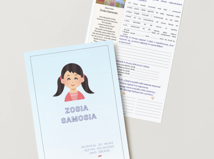 Julian Tuwim „Zosia Samosia” ✍️ – gotowa lekcja A2–B1
