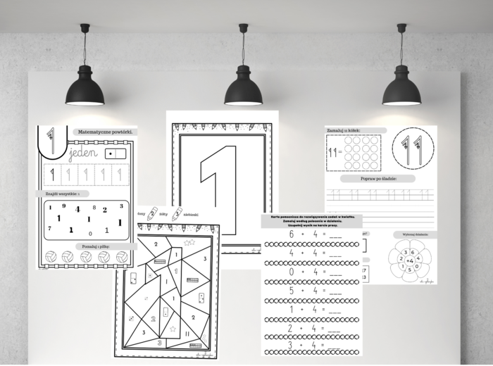 Pisownia cyfr od 0 do 21