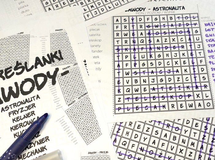 Wykreślanki - ZAWODY