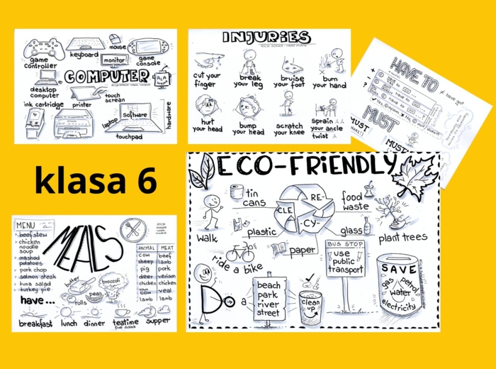 notatki wizualne dla klasy 6 szkoły podstawowej