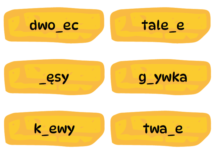 Ortograficzne frytki – zabawa ortograficzna