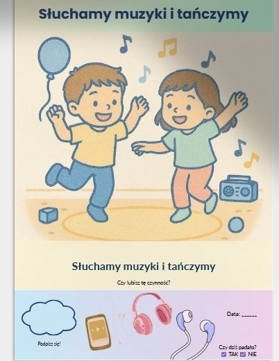 Karty obrazkowe: „Co robimy w deszczu?”