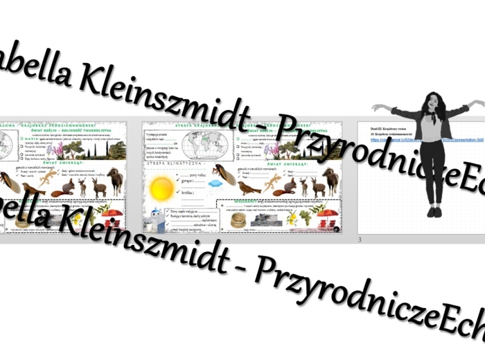 Minizestaw na temat „Krajobraz śródziemnomorski”– sketchnotka + karta pracy w power point + gratisowy link do prezentacji multimedialnej niekomercyjnej wykonanej w genial.ly do indywidualnego pobrania i użycia do celów niekomercyjnych. Geografia klasa 5,