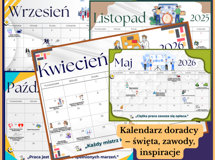 Kalendarz doradcy - święta, zawody, inspiracje.