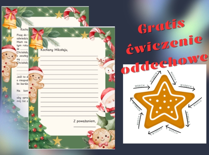 Listo do Świętego Mikołaja - GRATIS! Ćwiczenie oddechowe!