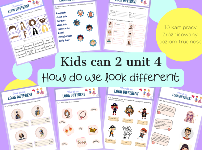 Kids Can 2 unit 4 How do we look different