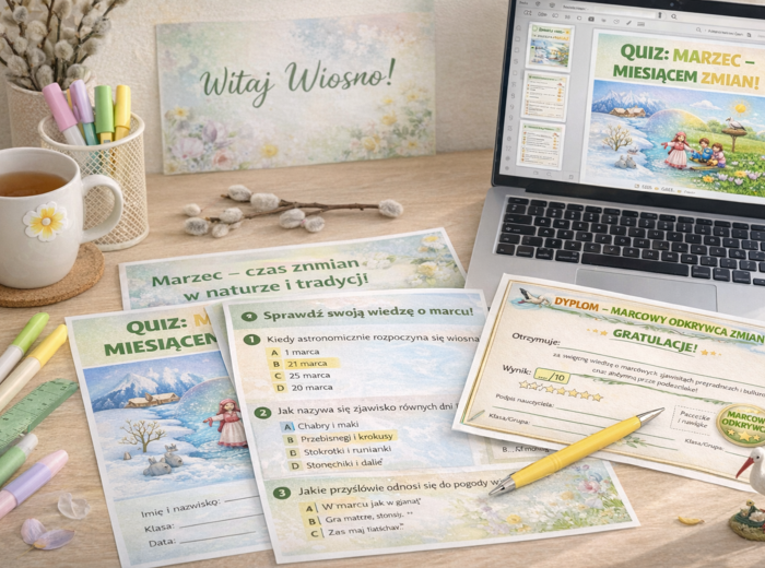 Quiz „Marzec miesiącem zmian”
