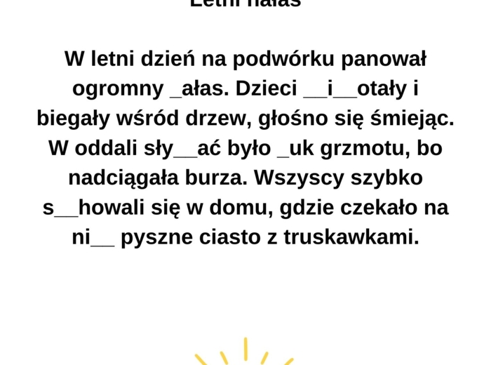 Karty pracy: Dyktanda, zasady ortograficzne i rymowanki na cały rok!