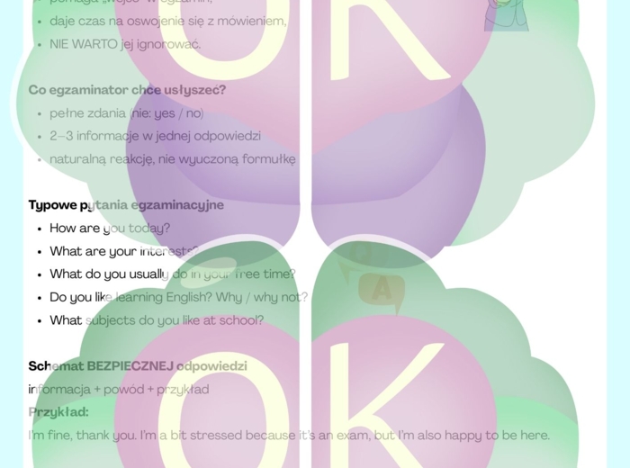 Matura ustna z angielskiego? Dasz radę! Kompletny trening wypowiedzi