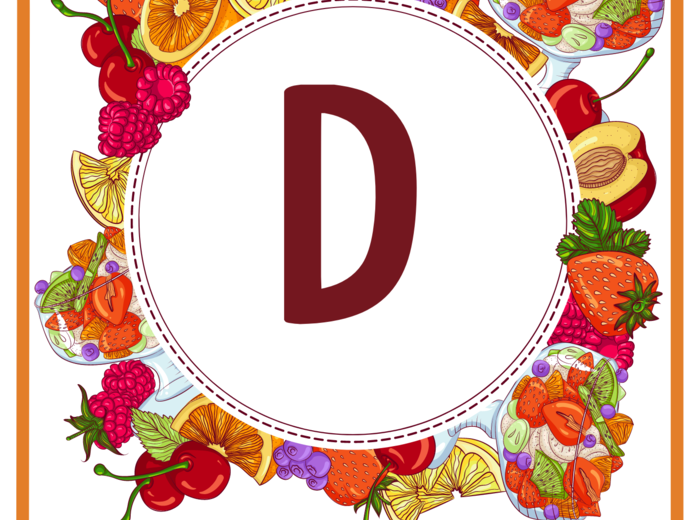 DZIEŃ OWOCÓW I WARZYW – biblioteka – świetlica – girlanda – gazetka – wersja 2