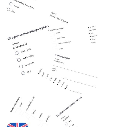 English Class A2+ - Unit 1 - testy