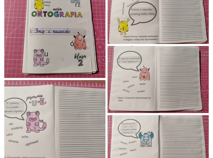 Ortografia - książeczka dla uczniów klasy 2.