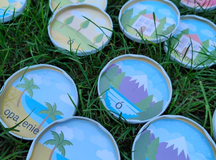 Memory ortografia "rz", "ż", "ó" , "u" - wakacje