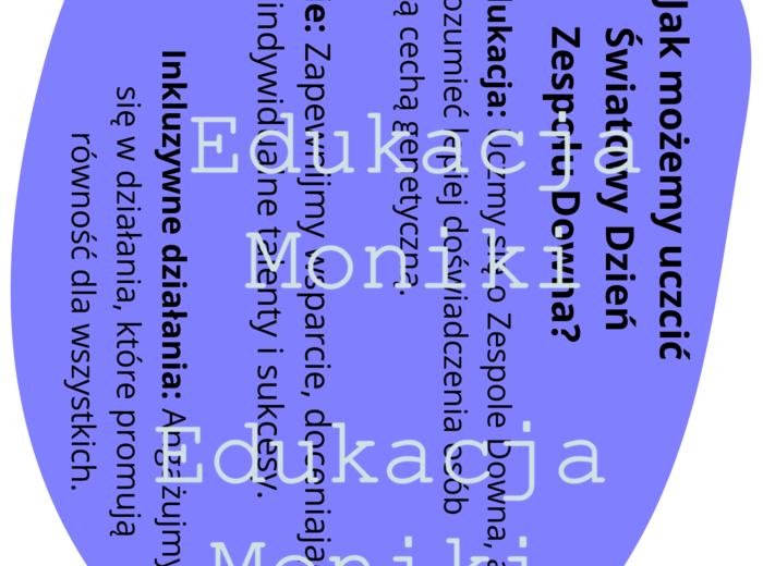 Światowy Dzień Osób z Zespołem Downa; Dzień kolorowej Skarpetki - gazetka