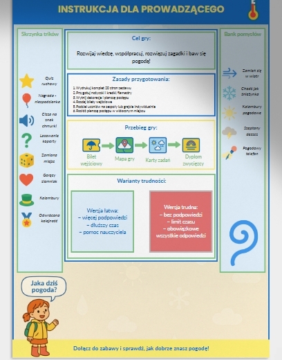 Domowy Escape Room: Misja Pogoda