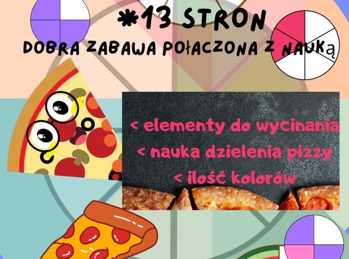 Pizza Ułamki zwykłe
