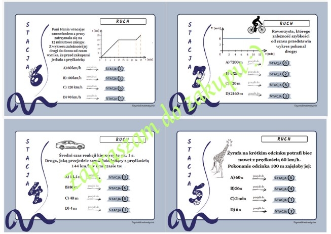 Stacje zadaniowe - ruch.