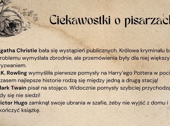 Dzień Pisarza