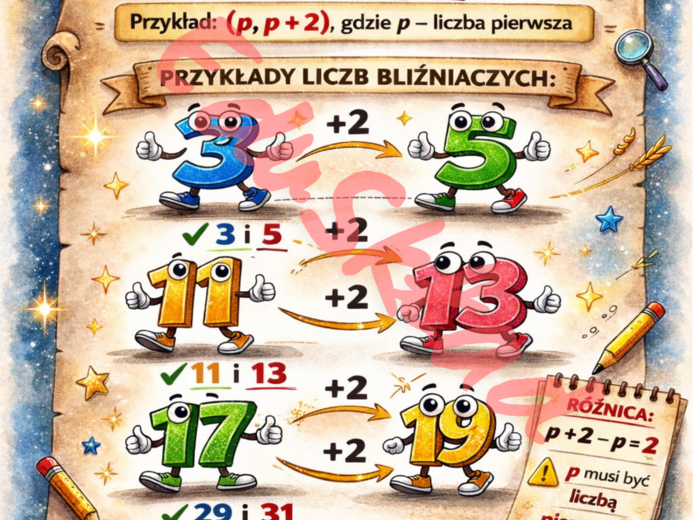 📚 Matematyczne plakaty edukacyjne – liczby niezwykłe i dni matematyczne