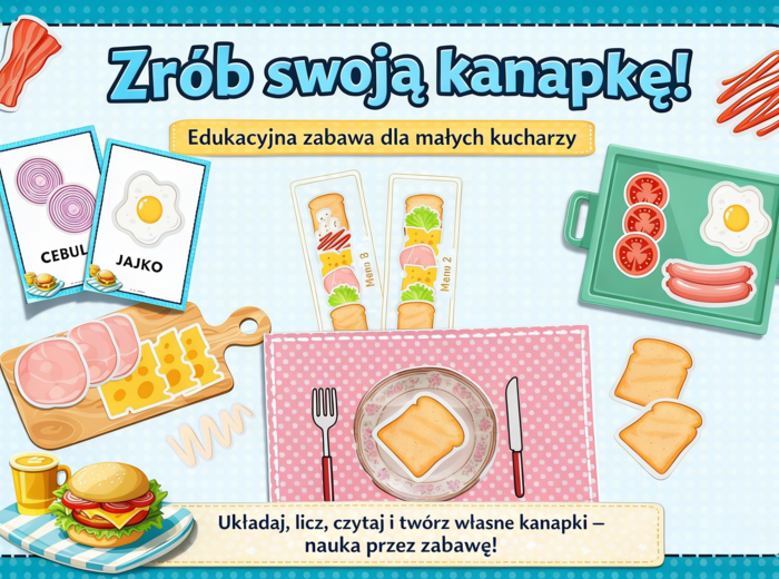 ZRÓB KANAPKĘ - zabawa, kreatywny zestaw