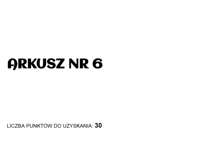 Arkusz próbny z matematyki E8 nr 6