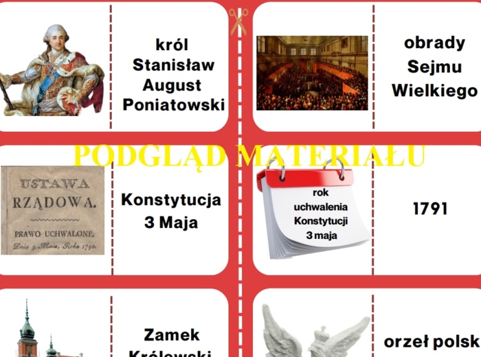 Konstytucja 3 Maja - prezentacja, zadania i notatka dla klasy 4