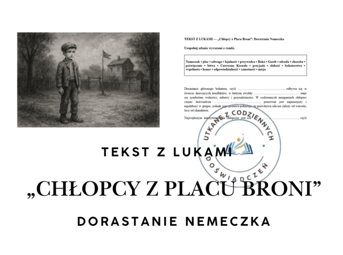 TEKST Z LUKAMI — „Chłopcy z Placu Broni”: Dorastanie Nemeczka