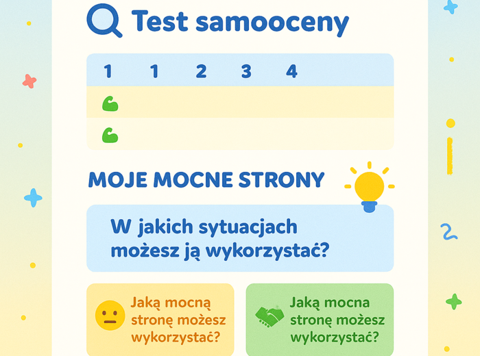 „Moje mocne strony” – Karta pracy