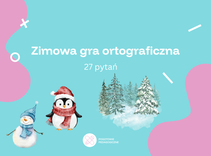 Zimowa gra ortograficzna- 27 pytań