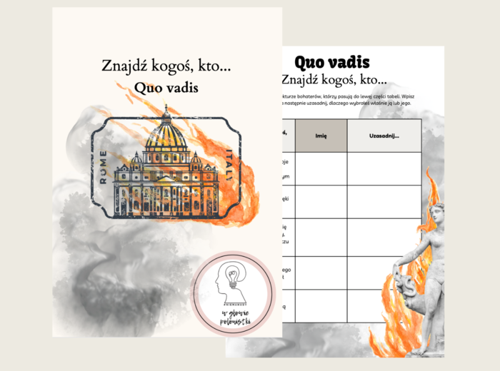 Znajdź kogoś, kto... Quo vadis