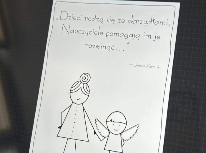 Plakat z cytatem - Dzień Nauczyciela