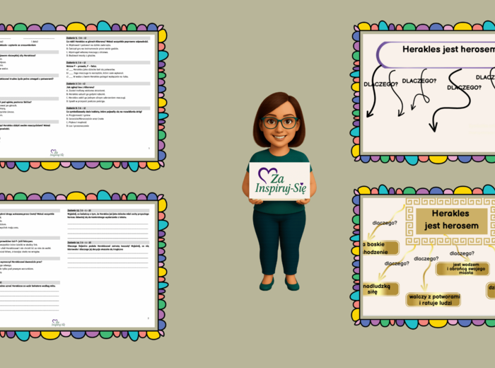 Mit o Heraklesie – scenariusz lekcji języka polskiego z prezentacją i testem | klasy IV–VI