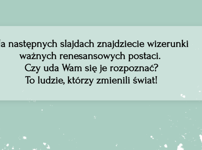 Renesans - ogólna charakterystyka epoki