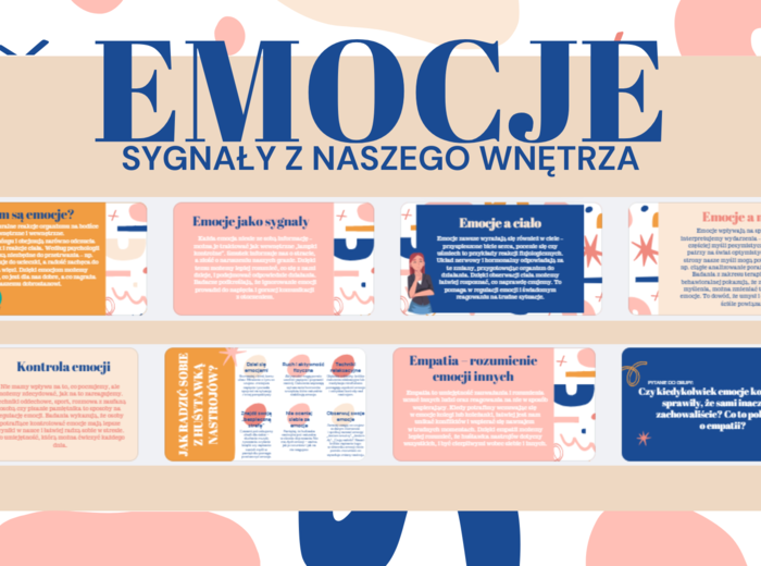 Edukacja Zdrowotna, Godzina wychowawcza- PREZENTACJA- EMOCJE-SYGNAŁY Z NASZEGO WNĘTRZA – kl 7- 16 SLAJDÓW PDF