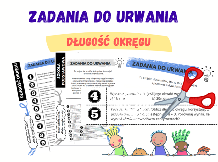 Zadania do urwania – długość okręgu