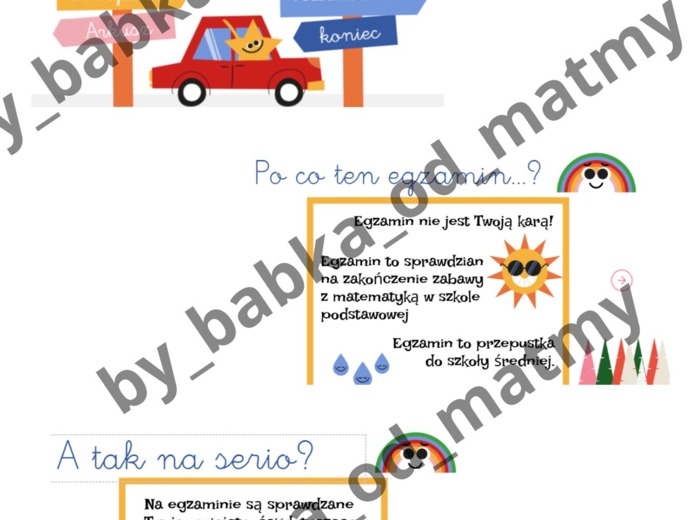 Back to maths! - omówienie egzaminu ósmoklasisty w przystępnej dla uczniów formie