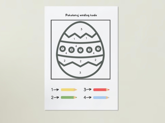 Kolorowanka - pisanki