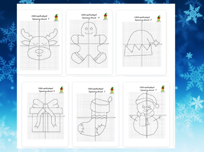 Układ współrzędnych- Święta Bożego Narodzenia