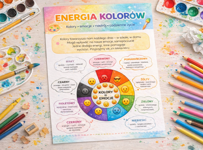 Plakat „Energia kolorów”
