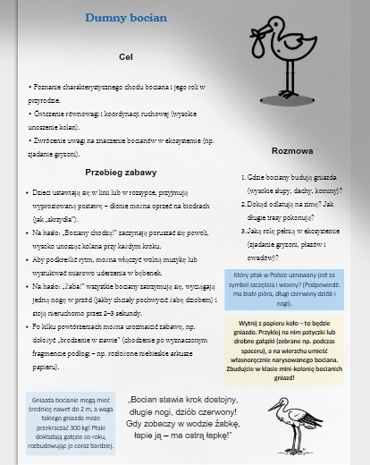 Zabawy w udawanie różnych gatunków zwierząt i poznawanie ich zwyczajów