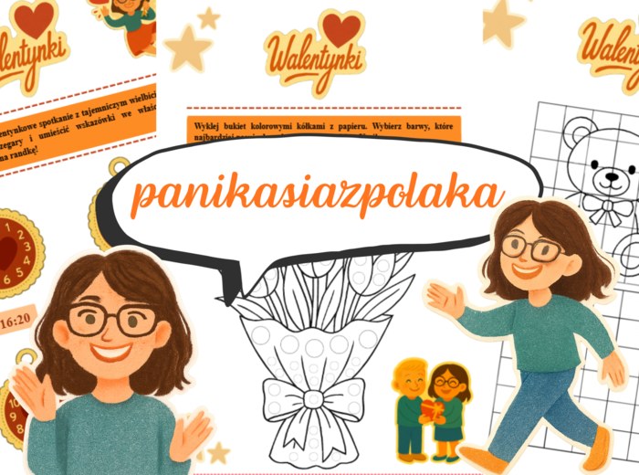 Walentynkowa karta pracy klasa I-III