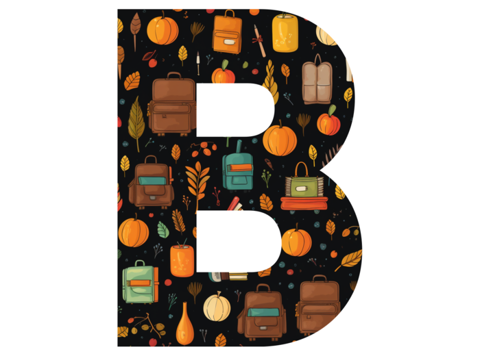 Napis BACK TO SCHOOL gazetka