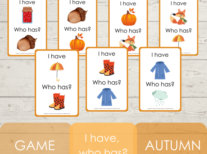 I have, who has? - autumn