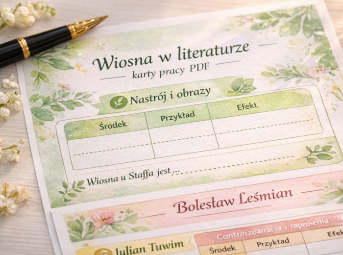 Wiosna w literaturze – analiza poezji (Staff, Tuwim, Leśmian)