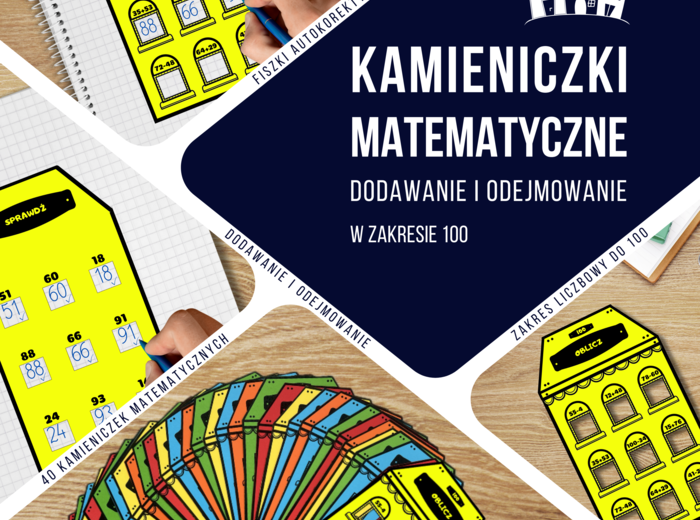 Kamieniczki matematyczne – dodawanie i odejmowanie w zakresie 100.