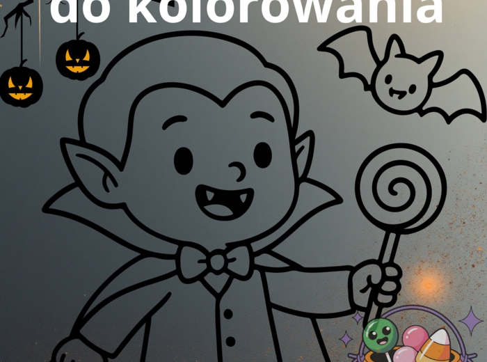 HALLOWEEN 20 kolorowanek do dekoracji